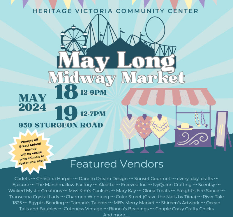 Onsite at the Heritage Victoria Community Center!